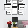 Personalized Collage Wall Set of 8 Frames