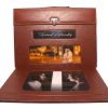 Premium Wedding Album Brown Combo With Nameplate - (12x36inch)