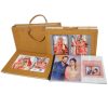 doulble 3 Premium Wedding Two Album Combo Brown (12x36inch)