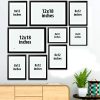Personalized Collage Wall Set of 9 Frames (Ver 2.0)